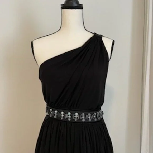 Dolce & Gabbana Black One-Shoulder Dress - Picture 7 of 8